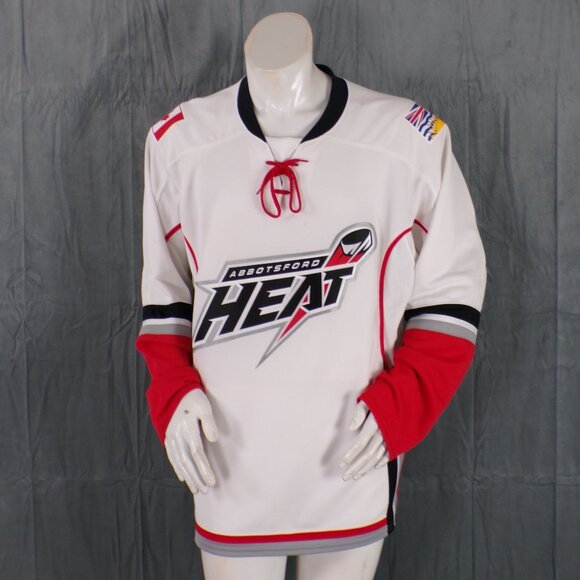 Abbotsford Heat Jersey - Official Home Jersey by Reebok - Men's Large - Picture 3 of 10